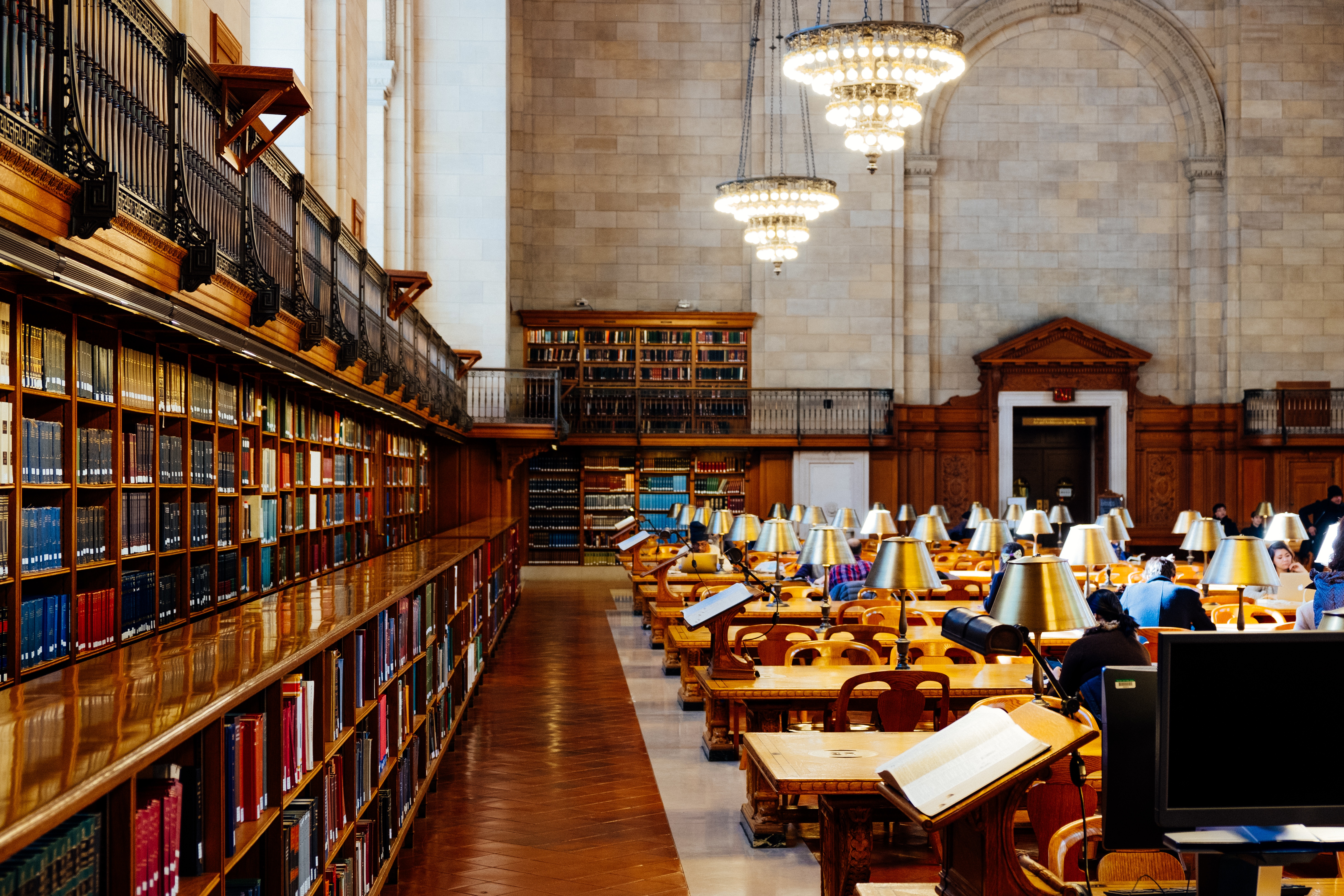 Photo of the NYPL Rose Reading Room